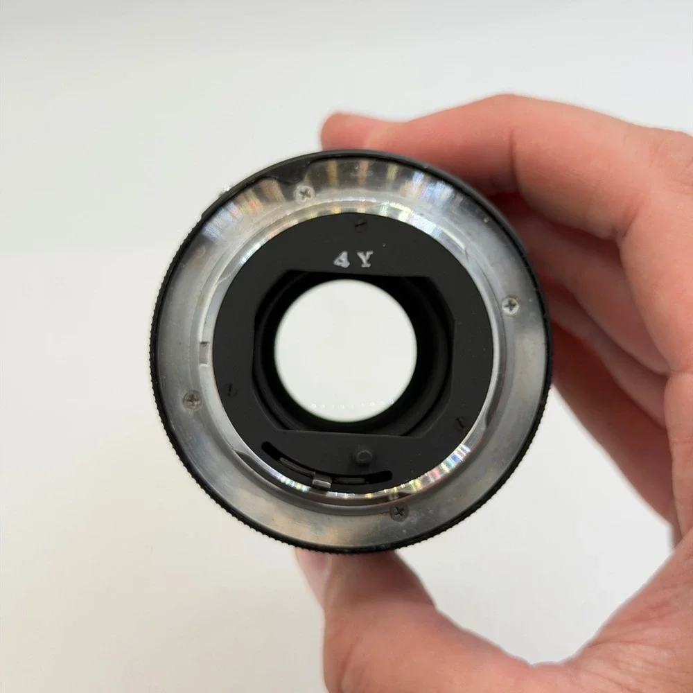 Konica Hexanon AR 135mm f3.2 Prime Lens with Case and Cap Made in Japan